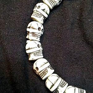 Skeleton/skull bracelet